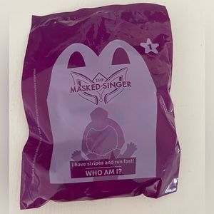 McDonald’s Happy Meal Masked Singer Toy #1 White Tiger,Brand New Sealed Package